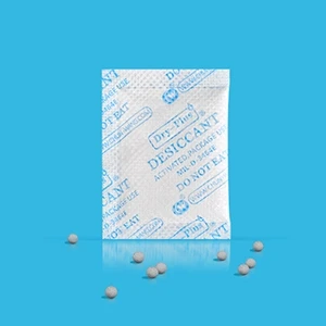 Non-woven packaging clay desiccant