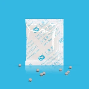 Milky white wax paper packaging clay desiccant